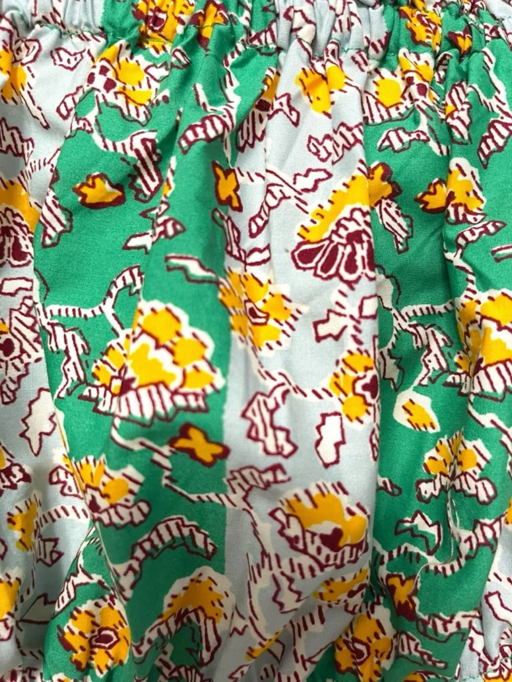 NWT RHODE x Target Mixed Whimsical Floral & Stripe Print Skirt Set L